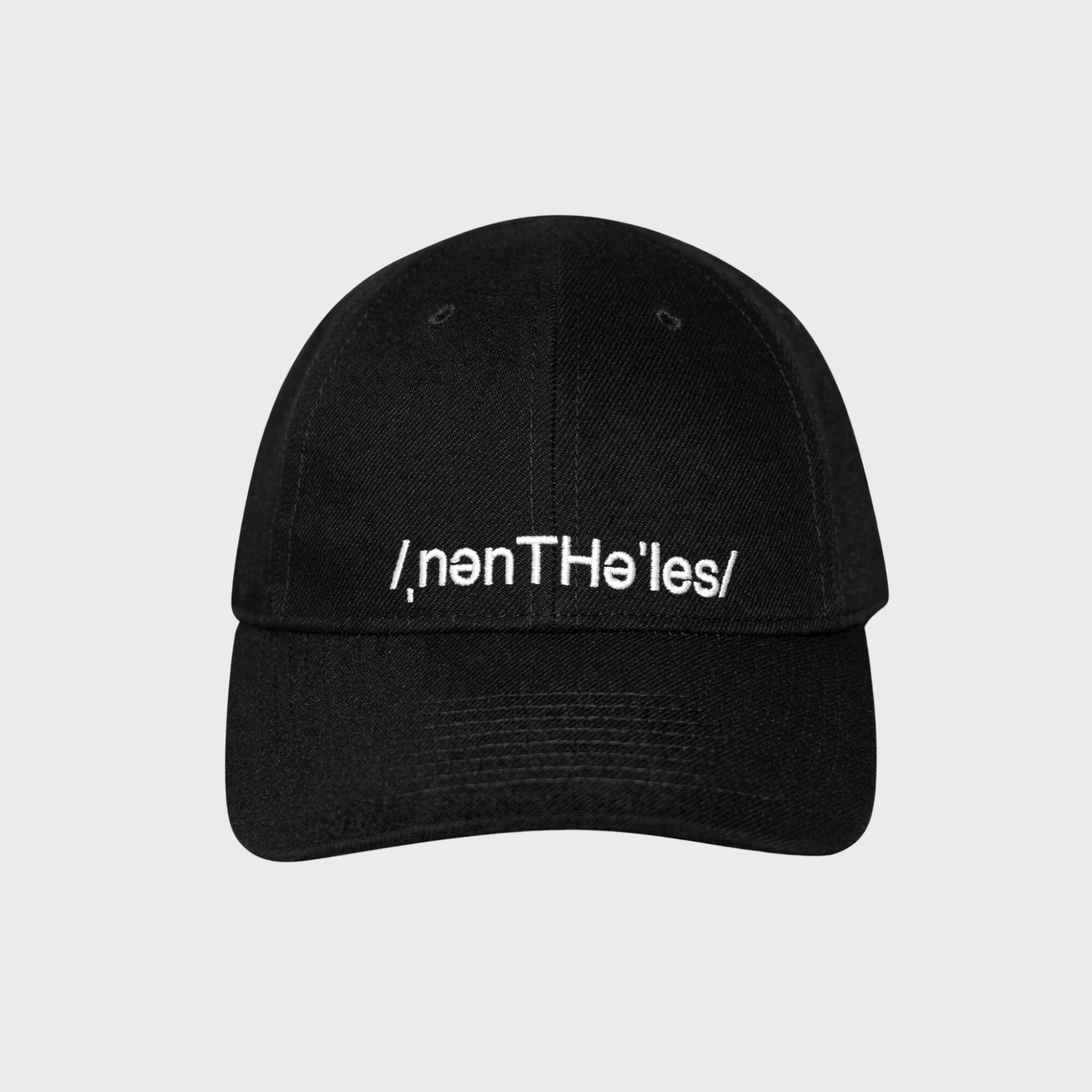 NONE-THELESS | Black Baseball Cap – NONE·THELESS
